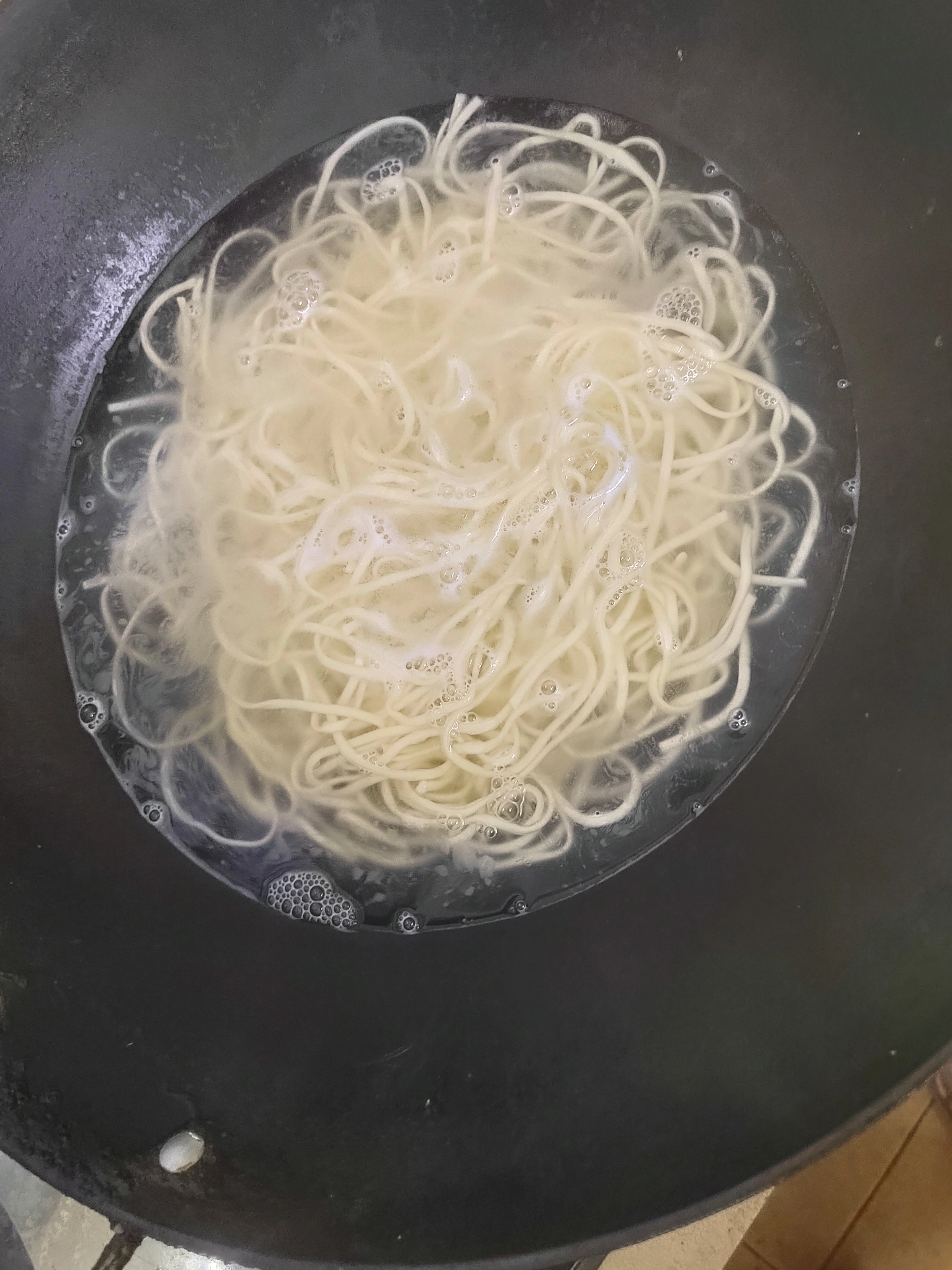 煮好的面